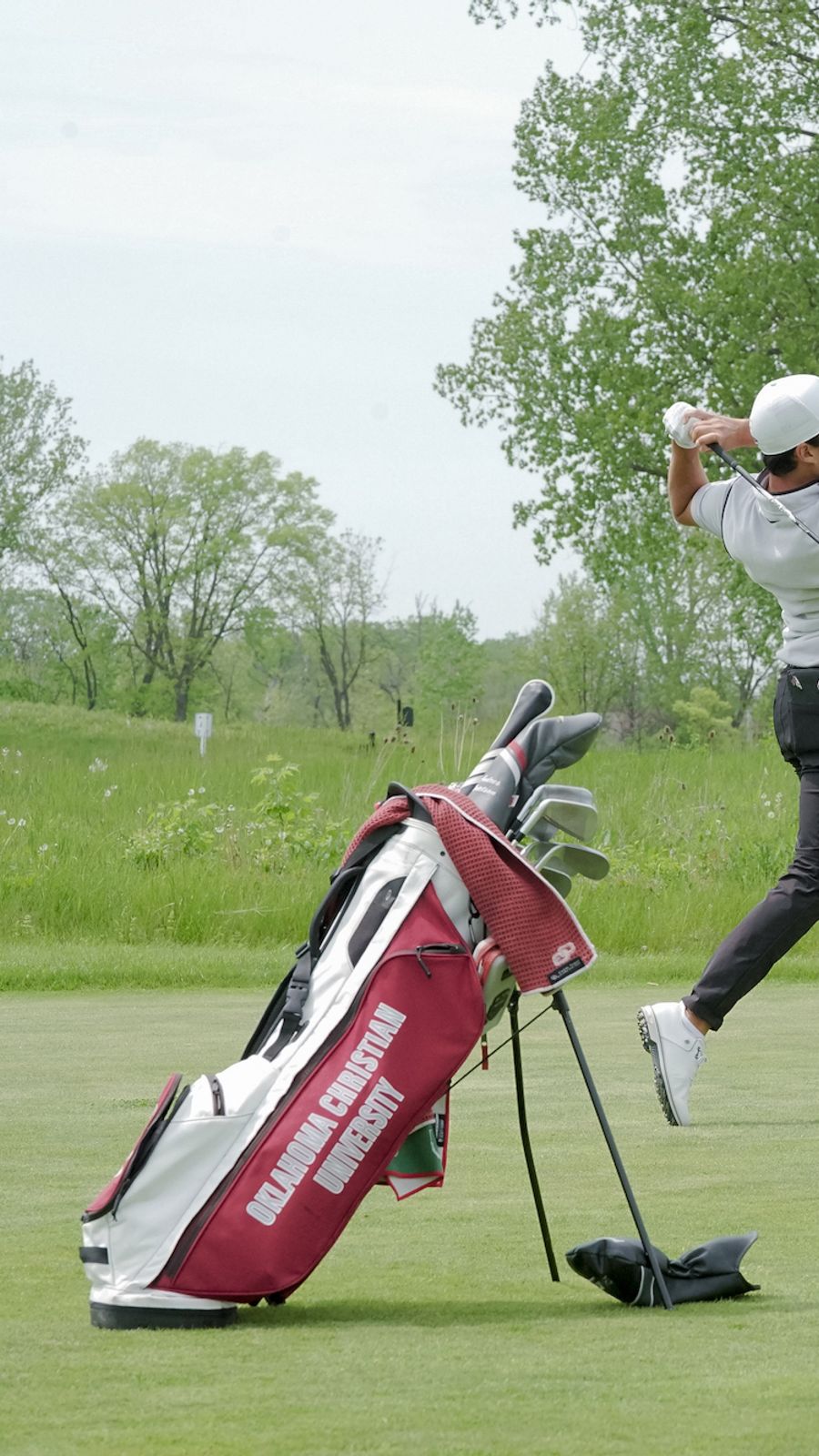 Golfer at national championship