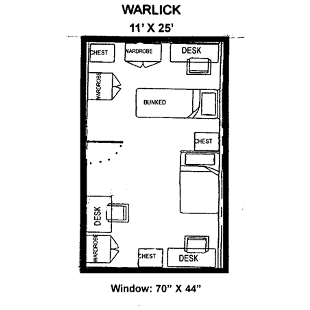 Warlick Hall floor plan