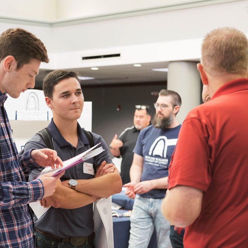 Students at Career Fair