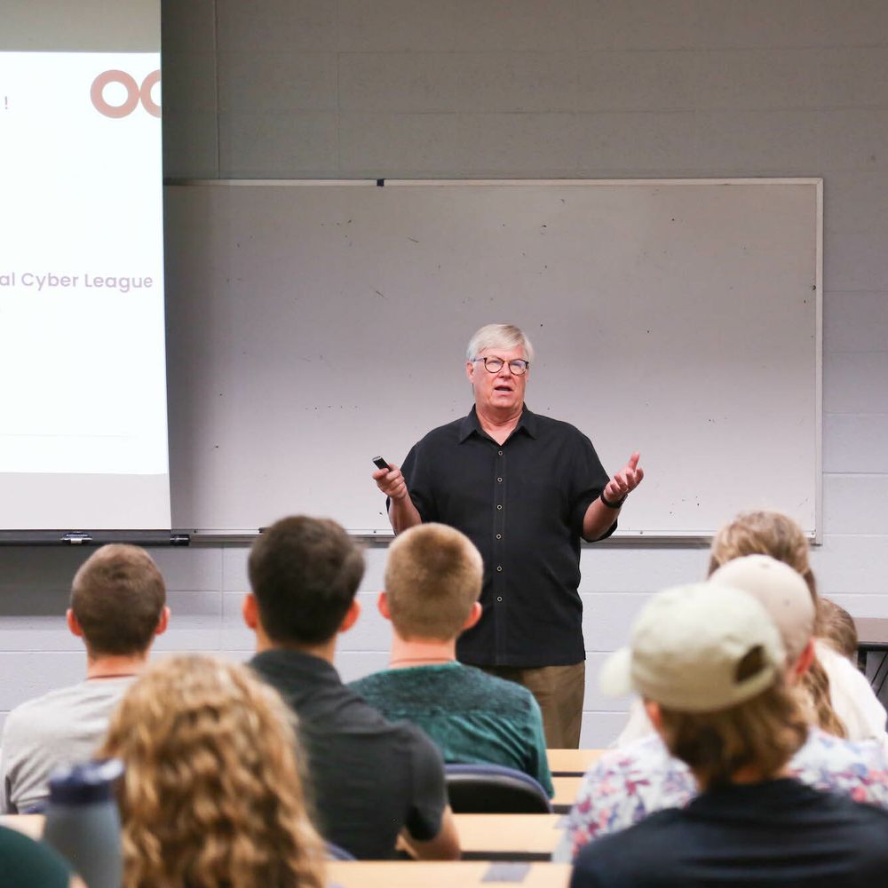 Professor teach class