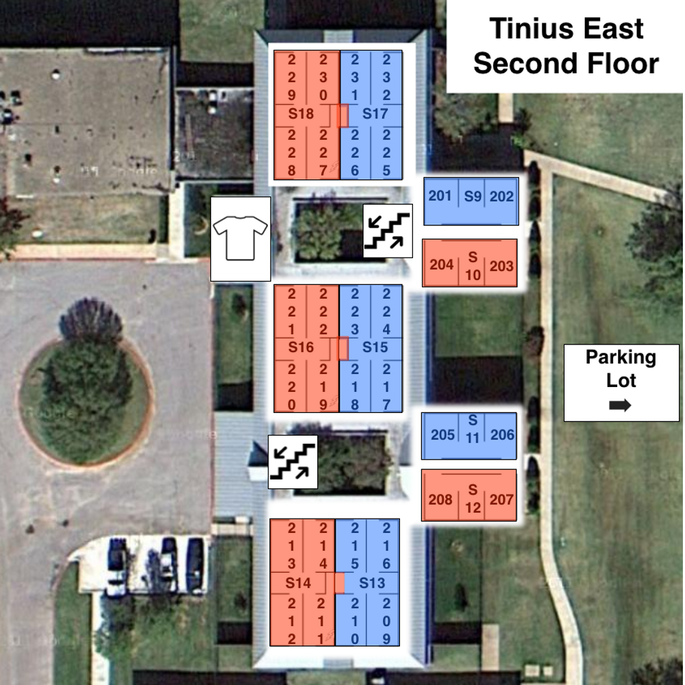 Tinius East Second Floor