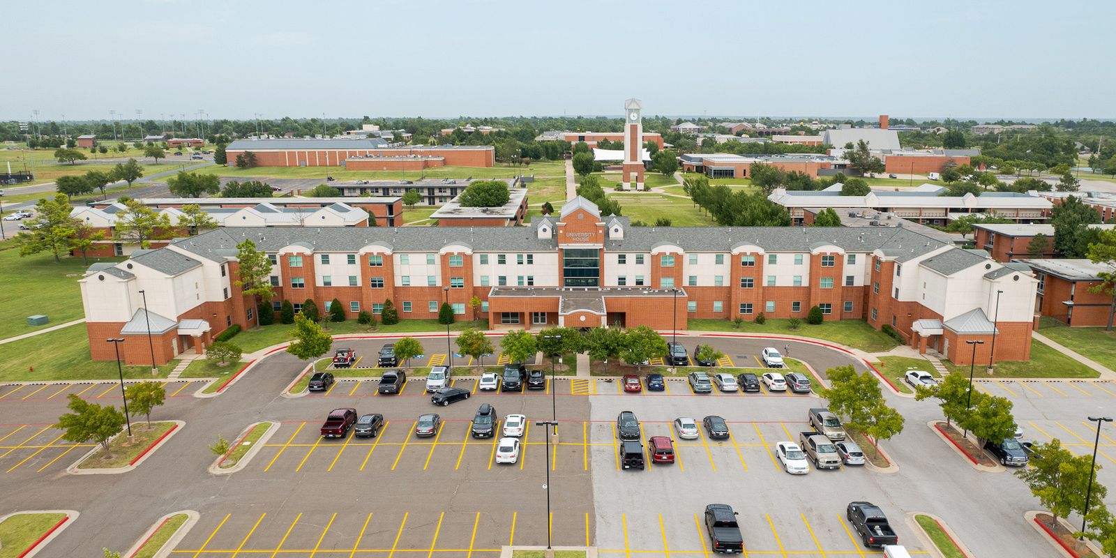 U House Drone Shot