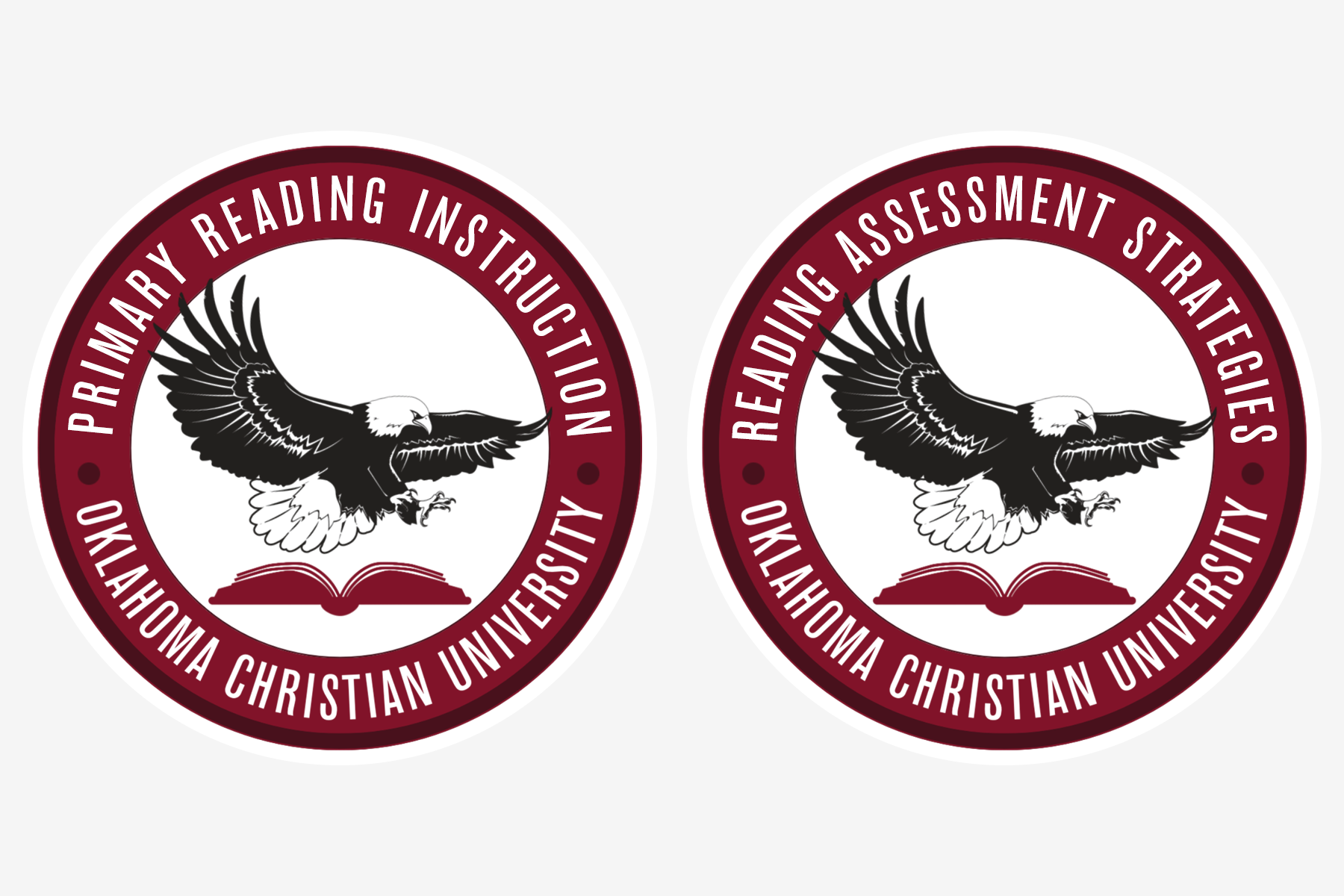 Education micro badges gray