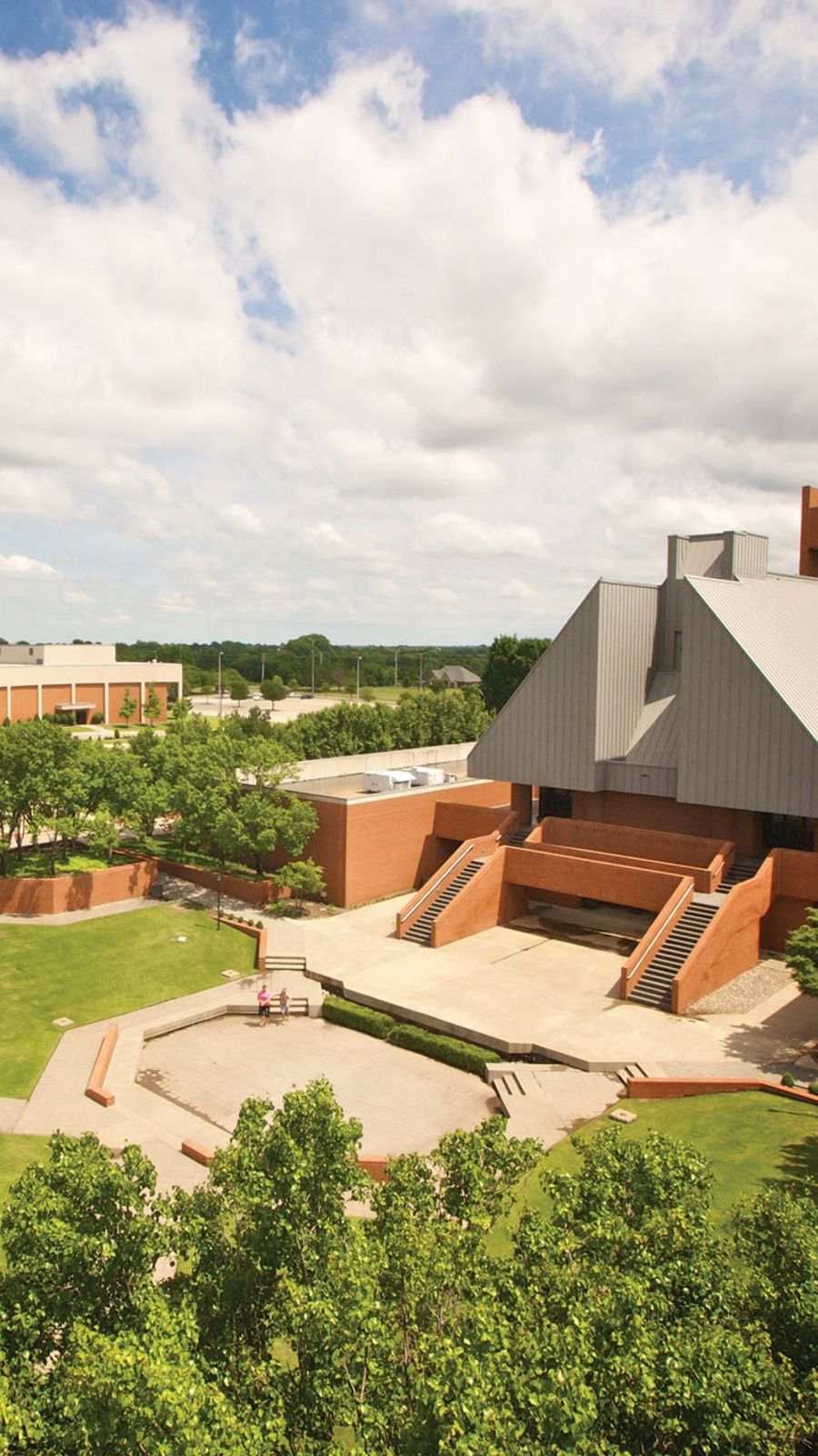 Aerial photo of OC campus