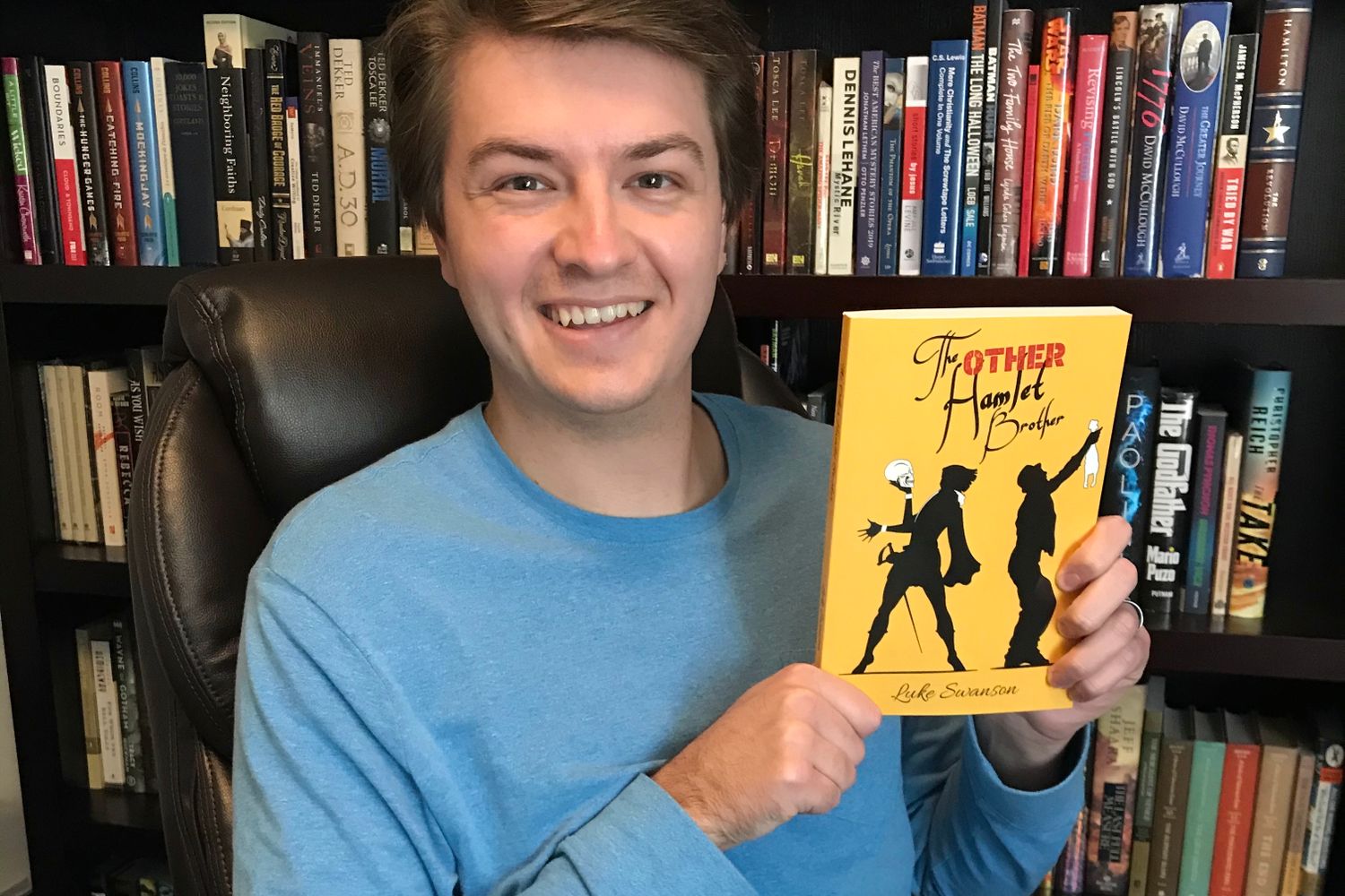 Luke Swanson and his book The Other Hamlet Brother