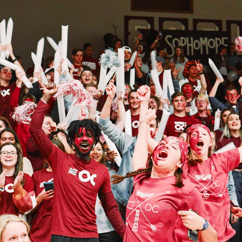 Students at Peprally