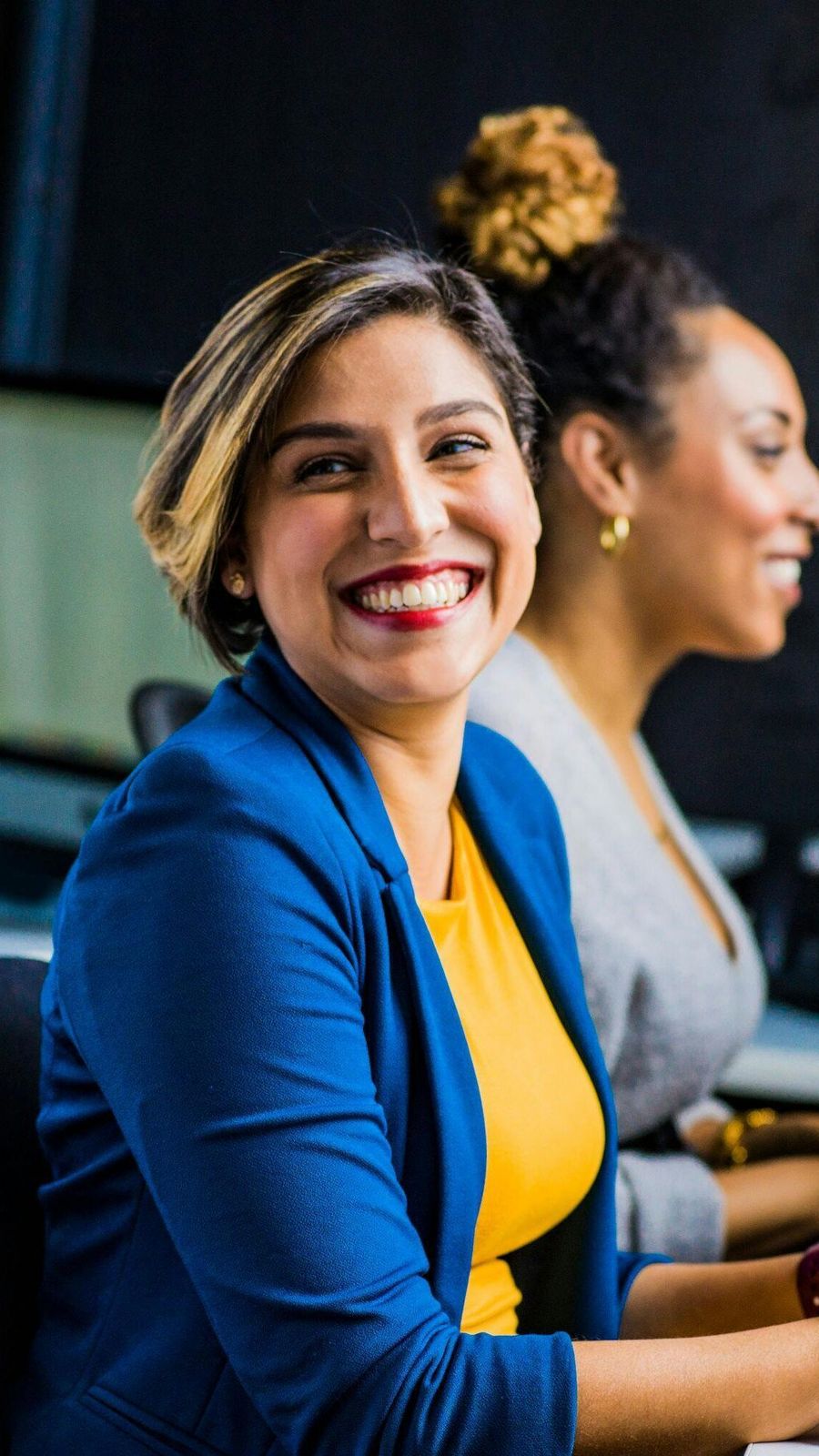 Business professionals working